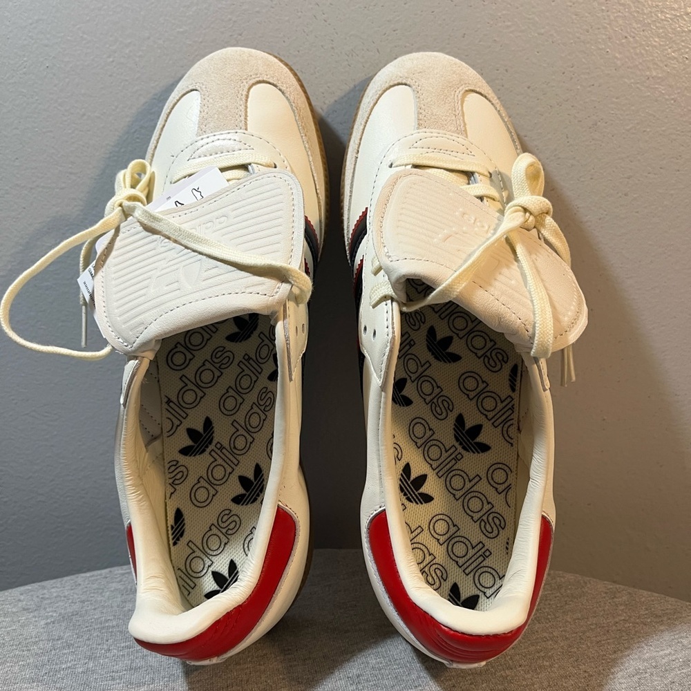 Adidas Original Sambas LT White With Red Tabs Men’s Shoe Size 9.5 JQ5124​ - Picture 8 of 11